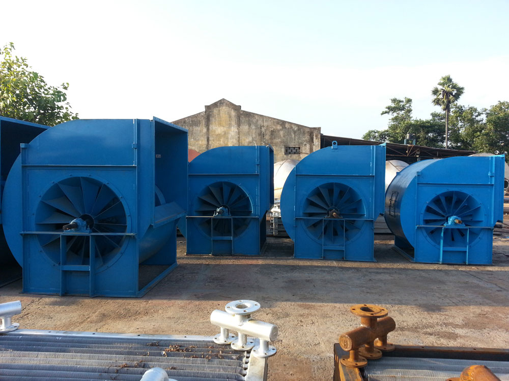 Centrifugal Blowers for Paddy Parboiling
