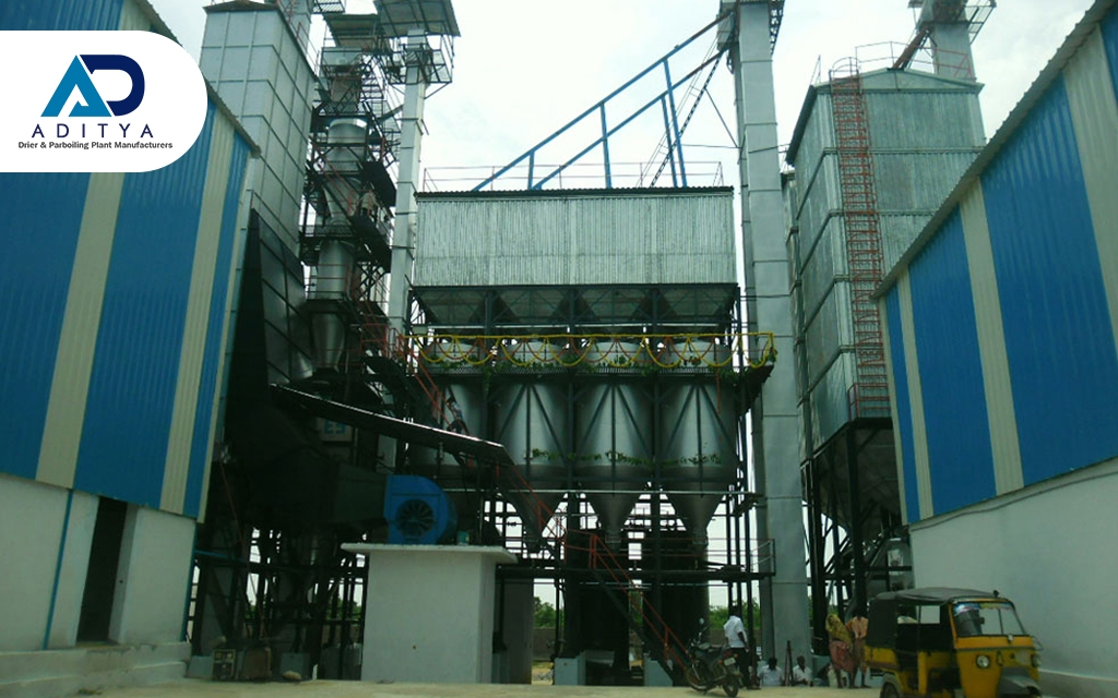 Rice Plant with Paddy Cooker